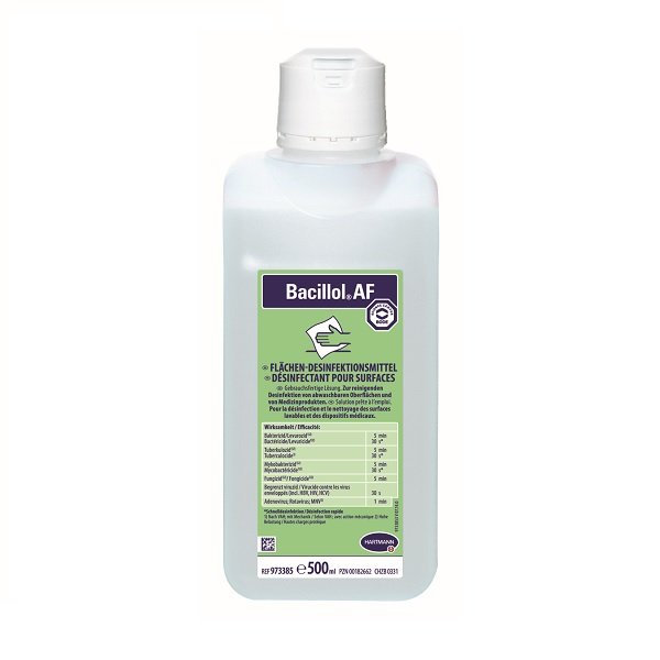 Bacillol AF 500 ml pakuotė